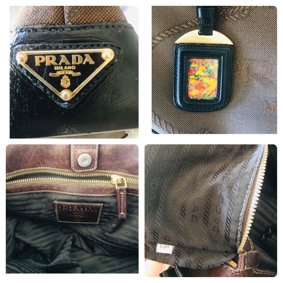 Prada Canapa Canvas Tote. - Picture 7 of 16